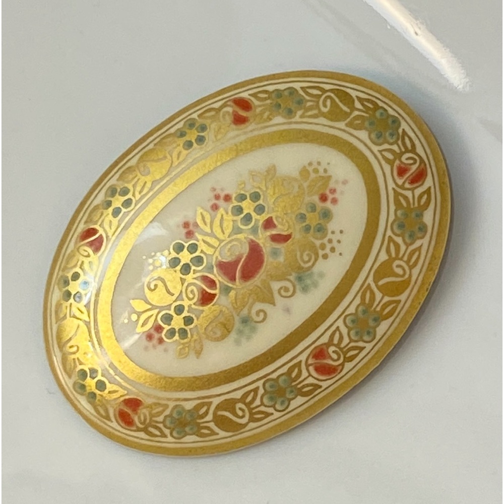 Michaela Frey Original Signed Cloisonné Bangle Bracelet & Brooch - Picture 2 of 14